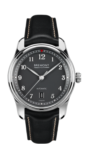 Bremont - AIRCO MACH 2/AN  Airco Mach 2 Stainless Steel / Black / Calf