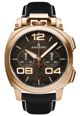 Anonimo - AM-1120.04.001.A01  Militare Chrono Bronze / Bronze / Leather