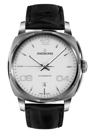 Anonimo - AM-4000.01.100.W11  Epurato Automatic Stainless Steel / White / Leather