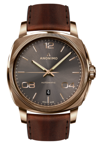 Anonimo - AM-4000.04.441.W88  Epurato Automatic Bronze / Anthracite / Leather