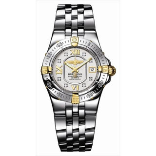 Breitling - B7134012.G662  Starliner 2008 Two Tone / Silver / Diamond