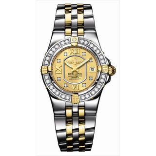 Breitling - B7134012.H544  Starliner 2008 Two Tone / Diamond Bezel / Gold