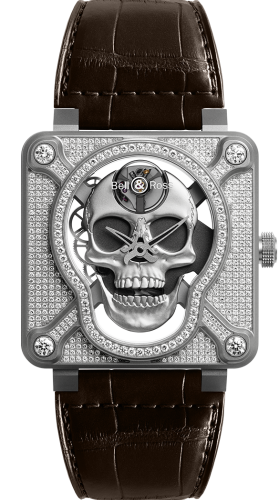 Bell & Ross - BR01-SKULL-SK-FLD  BR-01 Laughing Skull