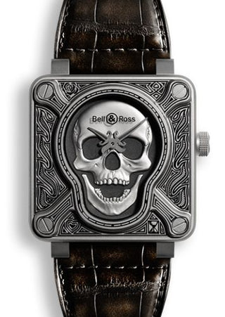 Bell & Ross - BR0192-SKULL-BURN  BR-01 Burning Skull