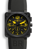 Bell & Ross BR 01 94 Carbon Fiber Phantom Chronograph (BR0194YELLOW)