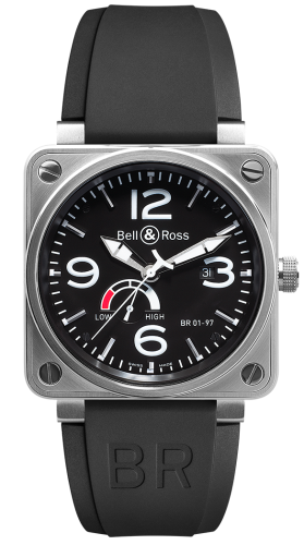 Bell & Ross - BR0197-BL-ST  BR 01 97 Reserve de Marche