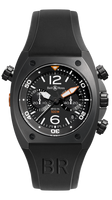 Bell & Ross BR 126 Officer Black Chronograph (BR02-CHR-BL-CA)