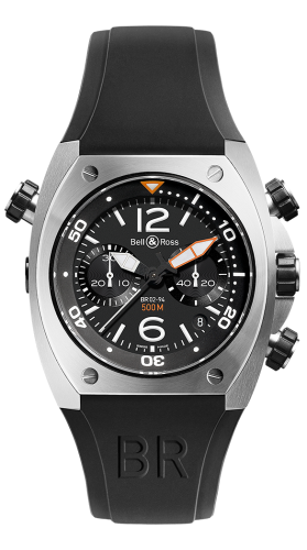 Bell & Ross - BR02-CHR-BL-ST  BR 02 94 Chronograph Steel