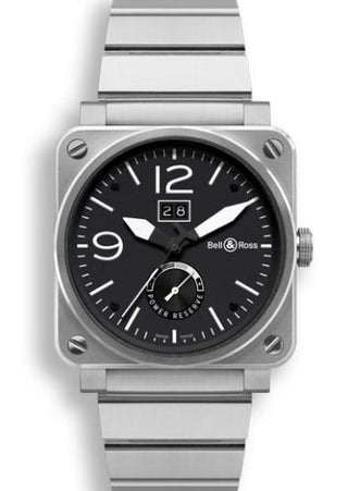 Bell & Ross - BR0390BLSTSST  BR 03 90 Grande Date & Reserve de Marche