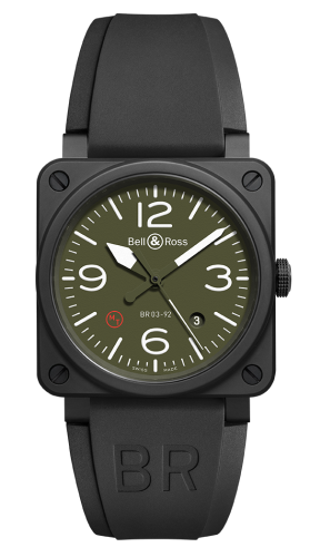 Bell & Ross - BR0392-MIL-CE  BR 03 92 Military Type Ceramic