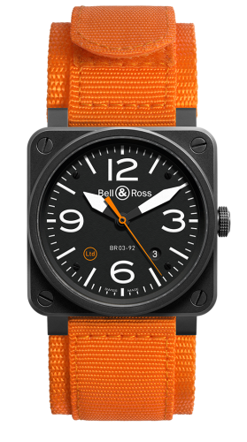 Bell & Ross - BR0392-O-CA  BR 03 92 Orange Carbon