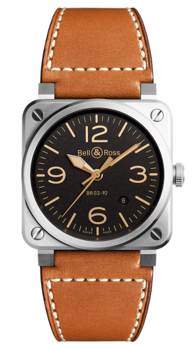 Bell & Ross - BR0392-ST-G-HE/SCA/2  BR 03 92 Golden Heritage