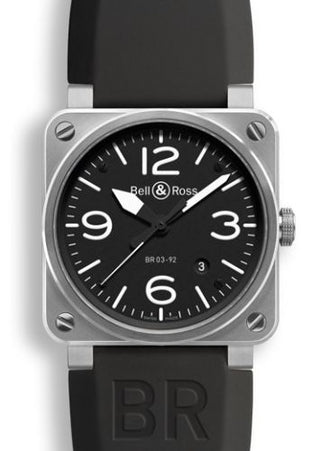 Bell & Ross - BR0392BLST2  BR 03 92 Steel