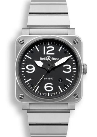 Bell & Ross - BR0392BLSTSST  BR 03 92 Steel