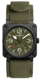 Bell & Ross - BR0392-MIL-CE  BR 03 92 Military Type Ceramic