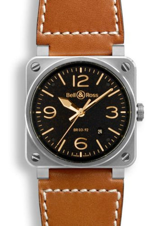 Bell & Ross - BR0392-ST-G-HE/SCA  BR 03 92 Golden Heritage