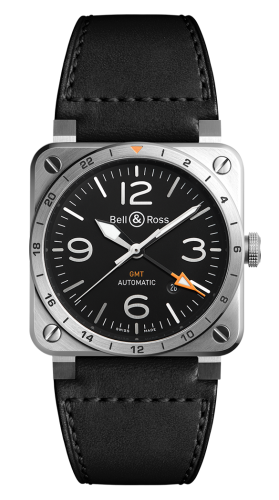 Bell & Ross - BR0393-GMT-ST/SCA  BR 03 93 GMT