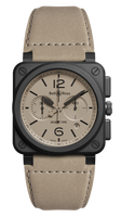 Bell & Ross BR 03 94 Black Steel Chronograph (BR0394-DESERT-CE)