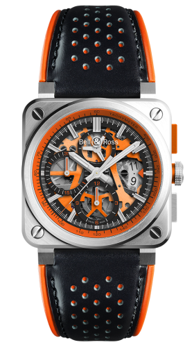 Bell & Ross - BR0394-SC-ORA/SCA  BR 03-94 Aéro GT Chronograph Orange