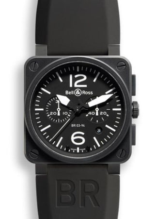 Bell & Ross - BR0394BLCA  BR 03 94 Carbon Chronograph