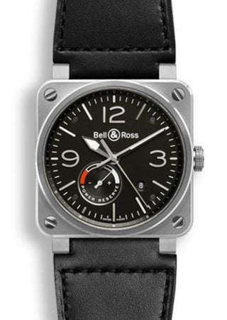 Bell & Ross - BR0397-BL-SI/SCA  BR 03 97 Reserve de Marche