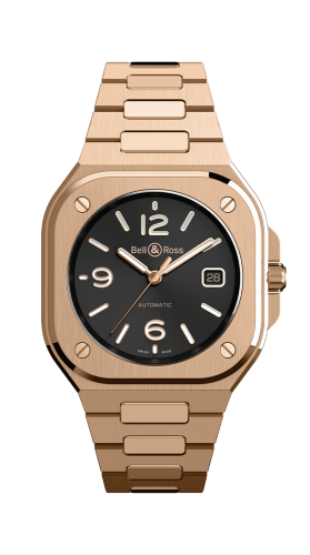 Bell & Ross - BR05A-BL-PG/SPG  BR 05 Rose Gold / Black / Bracelet