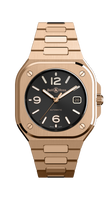 Bell & Ross BR 05 Stainless Steel / Rose Gold / Black / Rubber (BR05A-BL-PG/SPG)