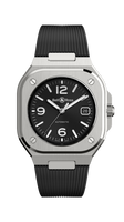 Bell & Ross BR 05 Stainless Steel / Blue / Rubber (BR05A-BL-ST/SRB)