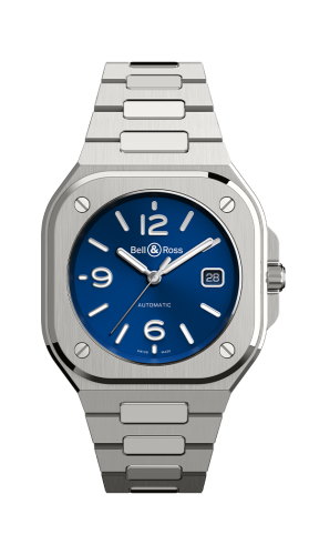 Bell & Ross - BR05A-BLU-ST/SST  BR 05 Stainless Steel / Blue / Bracelet