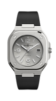 Bell & Ross BR 05 Stainless Steel / Black / Rubber (BR05A-GR-ST/SRB)