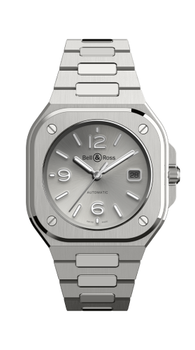 Bell & Ross - BR05A-GR-ST/SST  BR 05 Stainless Steel / Silver / Bracelet