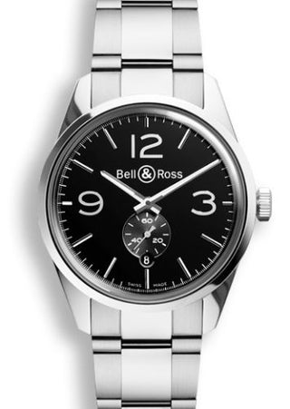 Bell & Ross - BRG123BLSTSST  BR 123 Officer Black