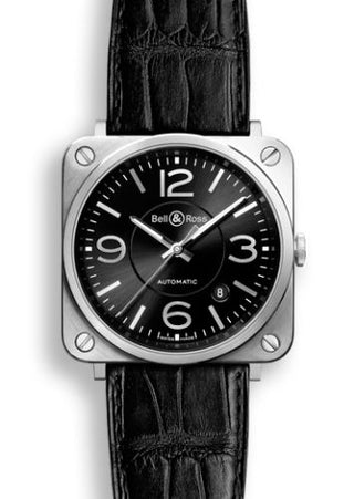 Bell & Ross - BRS92BLST  BR S Officer Black