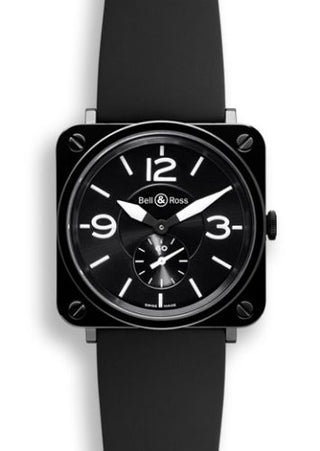 Bell & Ross - BRSBLCERAMICSRB  BR S Black Ceramic