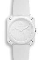 Bell & Ross BR S White Ceramic Phantom (BRSWHCPHSRB)