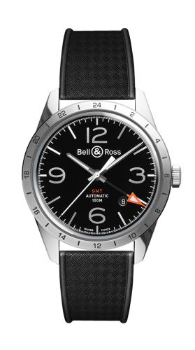 Bell & Ross - BRV123-BL-GMT/SRB  BR 123 GMT