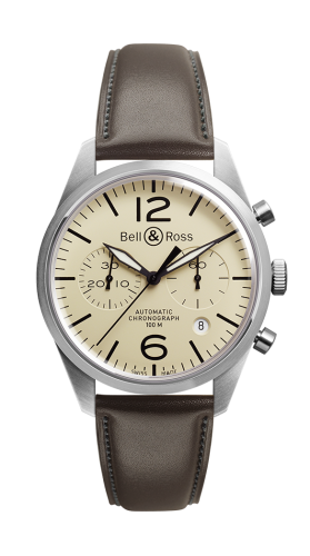 Bell & Ross - BRV126-BEI-ST/SCA  BR 126 Original Beige Chronograph