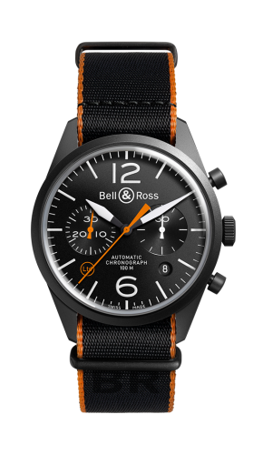 Bell & Ross - BRV126-O-CA  BR 126 Carbon Orange Chronograph