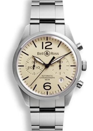 Bell & Ross - BRV126BEISTSST  BR 126 Original Beige Chronograph