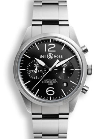 Bell & Ross - BRV126BLSTSST  BR 126 Original Black Chronograph