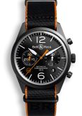 Bell & Ross - BRV126-O-CA  BR 126 Carbon Orange Chronograph