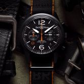 Bell & Ross - BRV126-O-CA  BR 126 Carbon Orange Chronograph