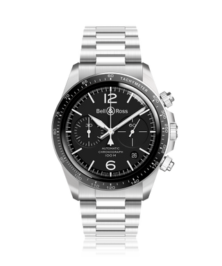 Bell & Ross - BRV294-BL-ST/SST  BR V2-94 Stainless Steel / Black / Bracelet