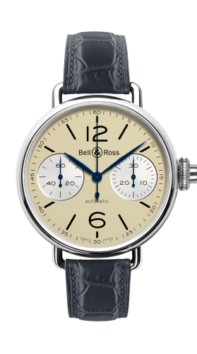 Bell & Ross - BRWW1-MONO-IVO/SCR  WW1 Chronographe Monopoussoir Ivory