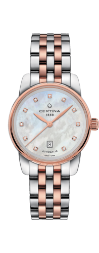 Certina - C001.007.22.116.00  DS Podium Automatic 29 Stainless Steel / Rose Gold PVD / MOP / Bracelet