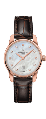 Certina - C001.007.36.116.00  DS Podium Automatic 29 Rose Gold PVD / MOP / Strap