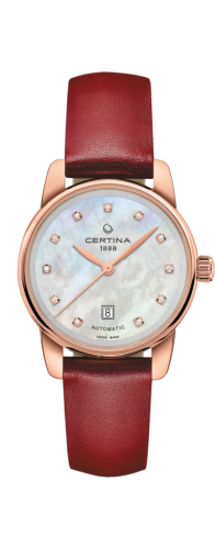 Certina - C001.007.36.116.02  DS Podium Automatic 29 Rose Gold PVD / MOP / Strap