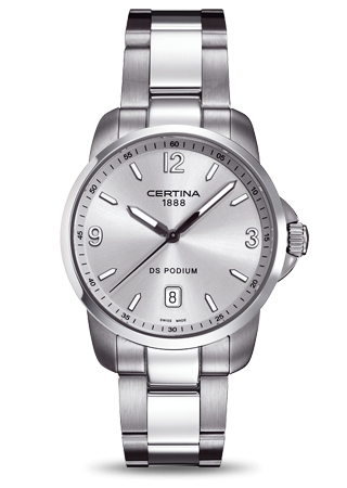 Certina - C0014101103700  DS Podium 3 Hands Silver