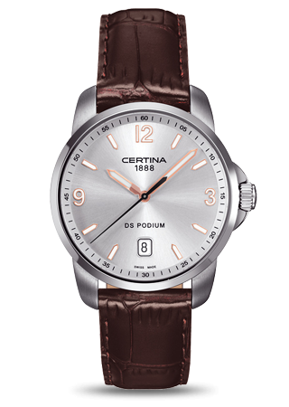 Certina - C0014101603701  DS Podium 3 Hands Silver