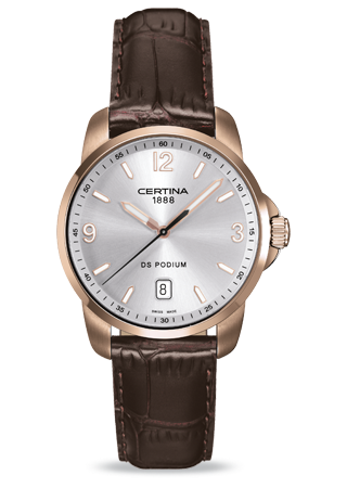 Certina - C0014103603701  DS Podium 3 Hands Gold Silver